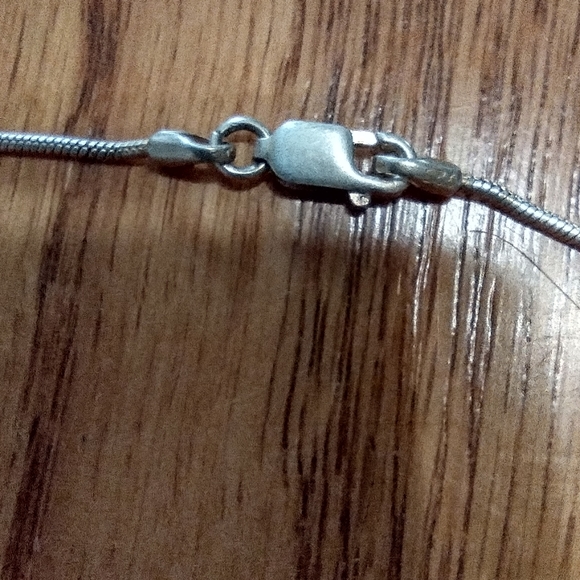 Sterling and cubic zirconia necklace - Picture 9 of 12